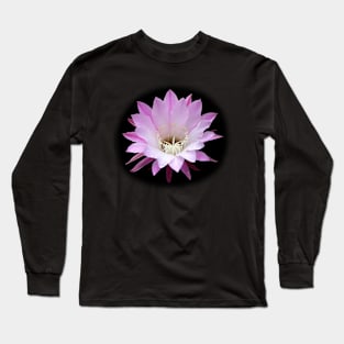 Cactus Flower in the Rain Long Sleeve T-Shirt